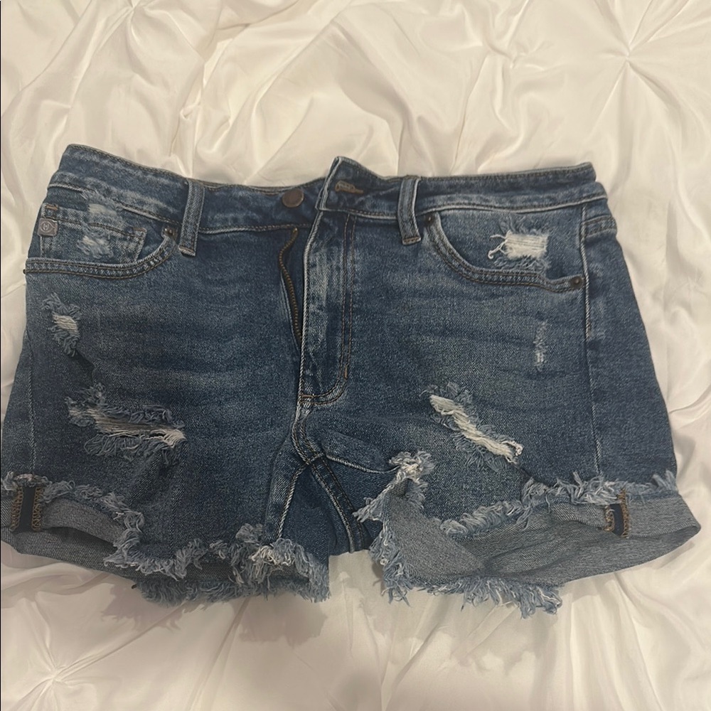 Just USA Distressed Denim Women's Shorts